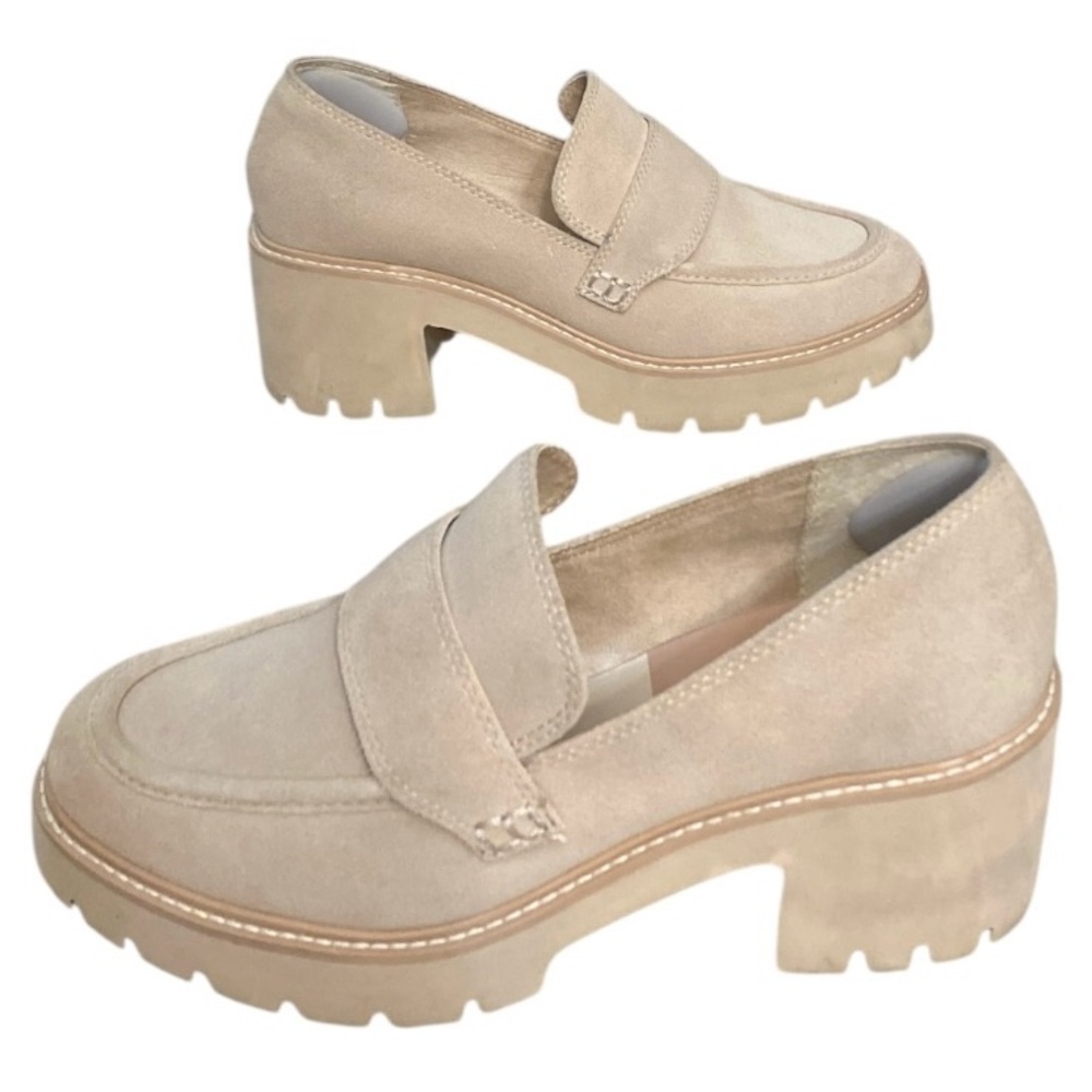 Dolce Vita Halona Loafers Dune Suede Women’s size 8.5